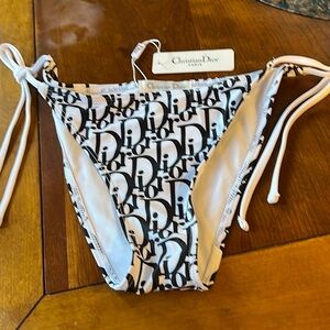 NWT Christian Dior Bikini / String Bikini Bottom